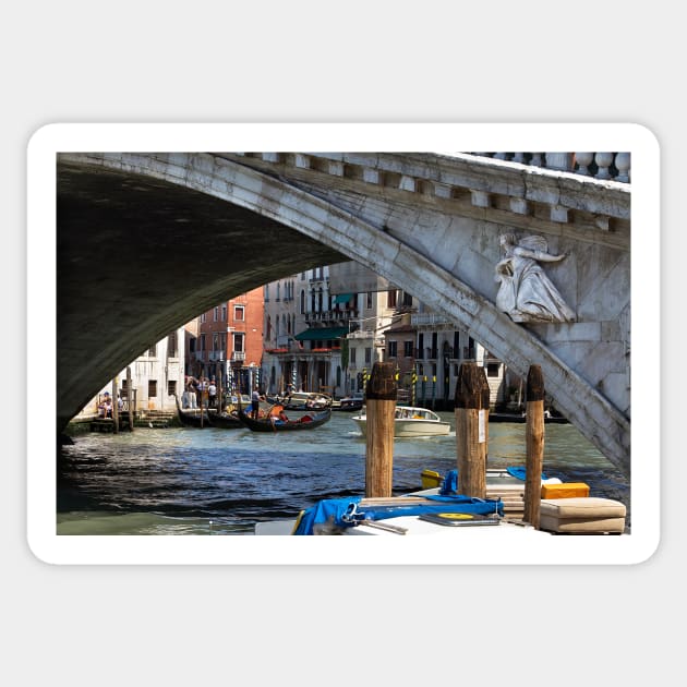 Under the Rialto Bridge Sticker by Violaman